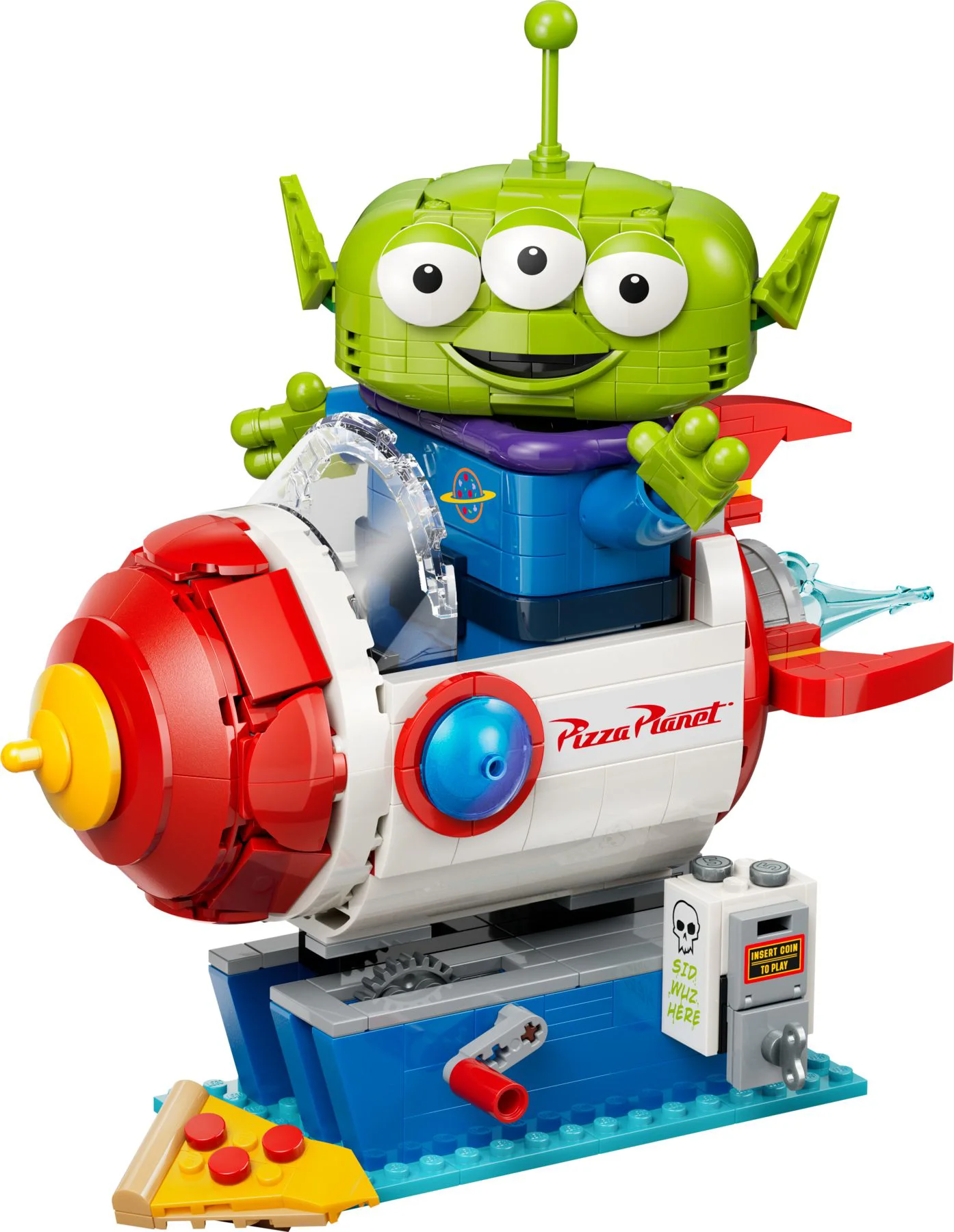 LEGO Disney Alien met Pizza Planet raket 43307