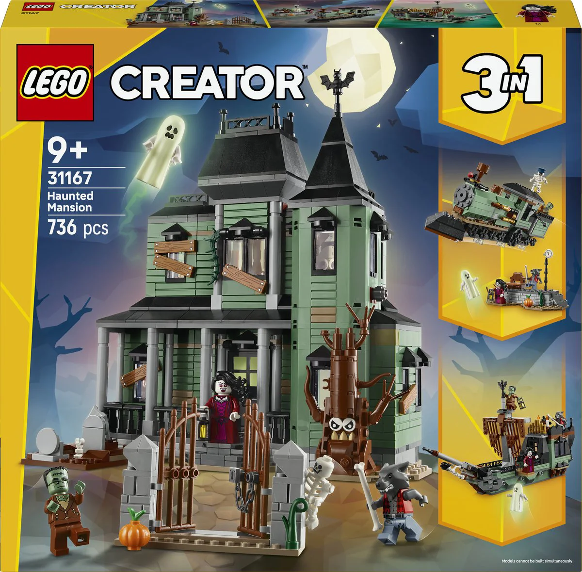 LEGO Creator 3-in-1 Spookhuis 31167