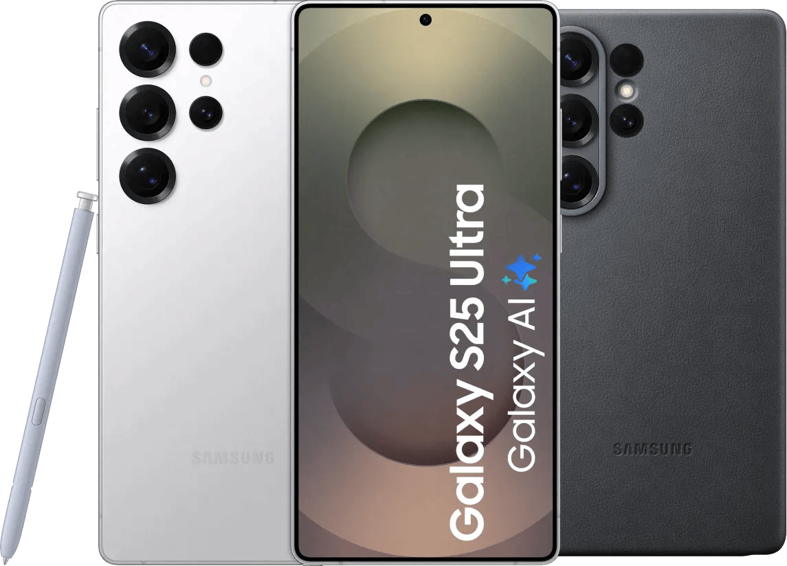 Samsung Galaxy S25 Ultra 256GB Wit 5G + Samsung Kindsuit Back Cover Zwart