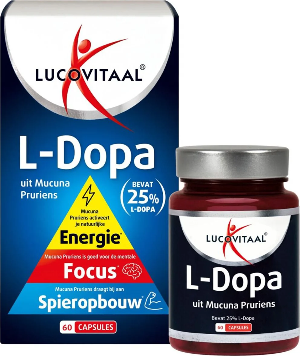 Lucovitaal L-Dopa Mucuna Pruriens 60 capsules