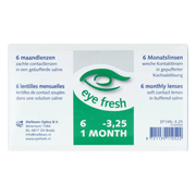 Eye Fresh -3,25 Getinte Zachte Maandlenzen 6ST