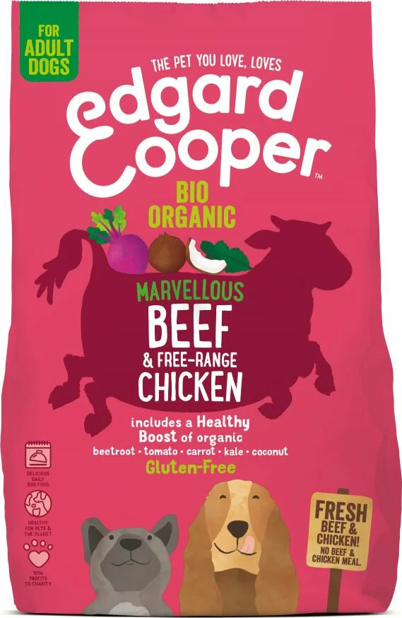 Edgard & Cooper Hondenvoer Bio Rund - Bio Kip 700 gr