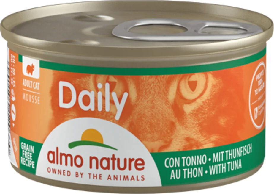 Almo Nature Daily Menu Kattenvoer Nat Mousse Tonijn 85 gr
