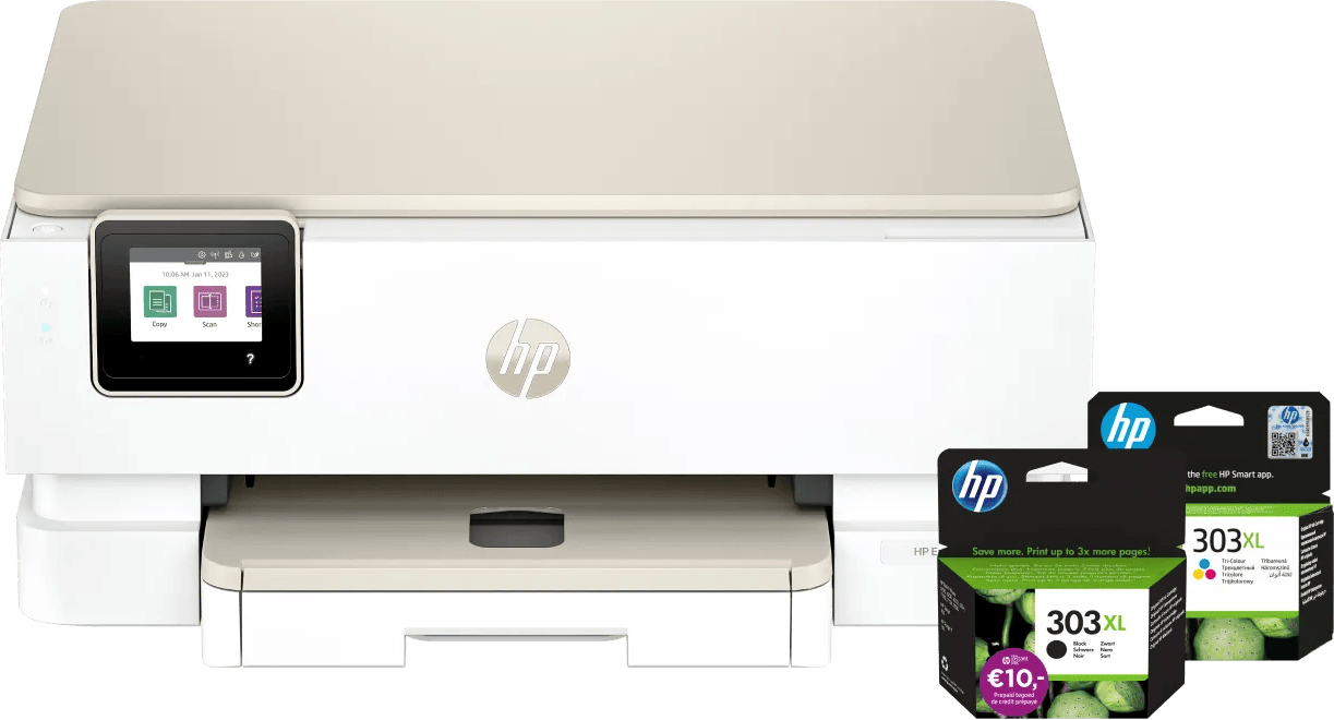 HP Envy Photo 7234 All-in-One + 1 extra zwarte XL + 1 kleuren cartridge