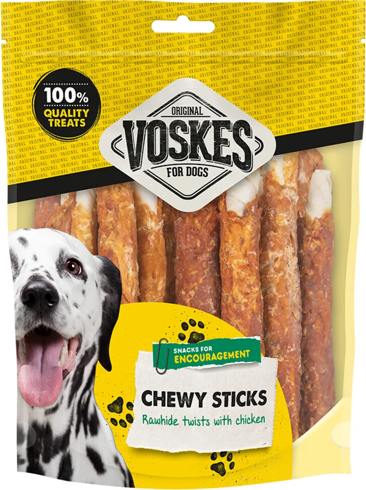 15x Voskes Sticks Kip 17 cm 12 stuks