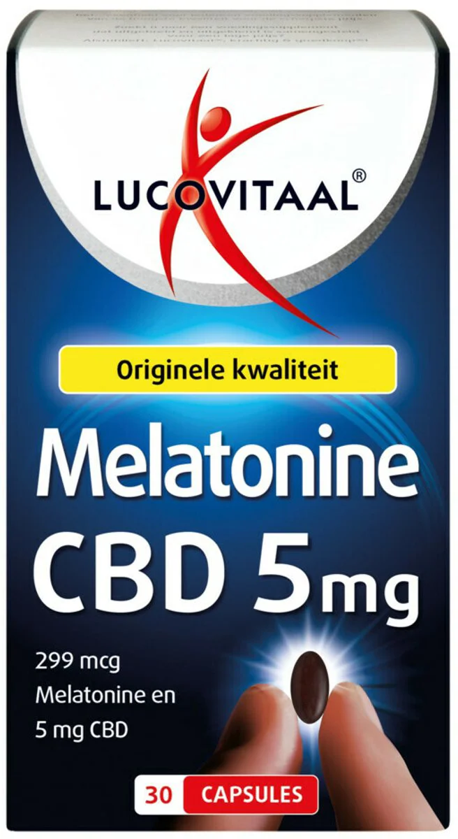 Lucovitaal Melatonine CBD 5mg 30 tabletten