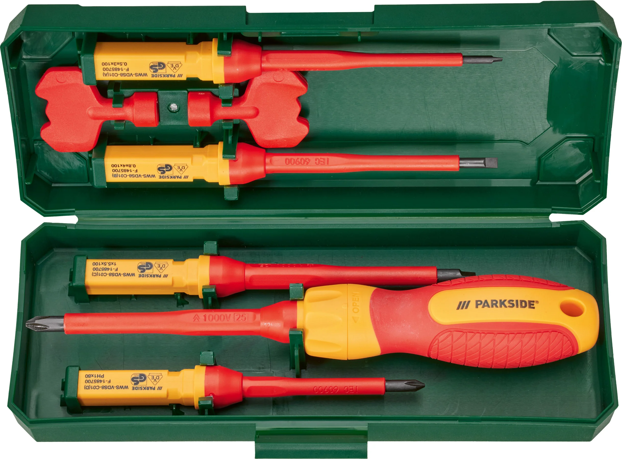PARKSIDE Schroevendraaierset, 1000 V, 8-delig