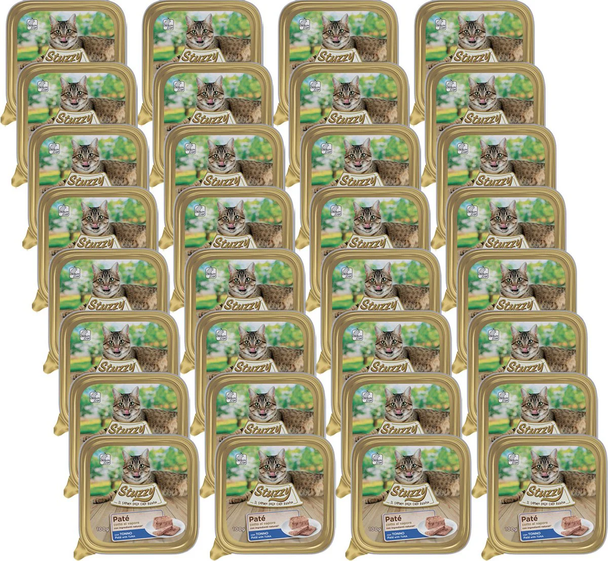 32x Stuzzy Kattenvoer Paté Tonijn 100 gr