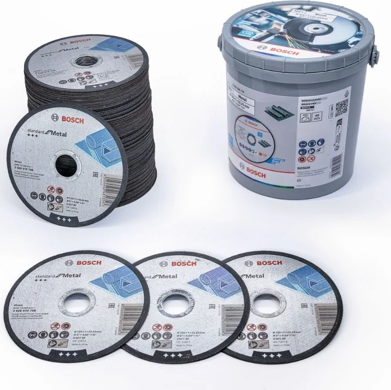 Bosch Professional Doorslijpschijf Standard for Metal 125x22,23x1mm VE=100 in emmer - 2608626116