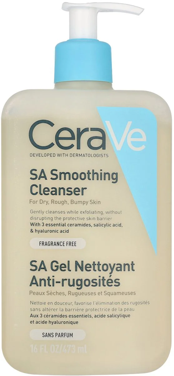 CeraVe SA Anti-Ruwe Huid Reiniger - voor droge tot ruwe huid 473ML