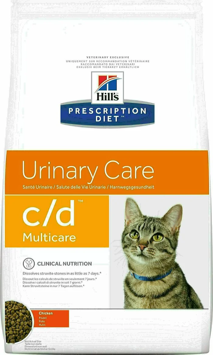 Hill's Prescription Diet c/d Multicare Urinary Care Kattenvoer Droog Kip 1,5 kg