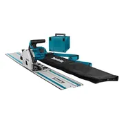 Makita DSP600ZJ2 Accu Invalcirkelzaag 165mm + Geleiderail en Tas 2x18V Basic Body in Mbox