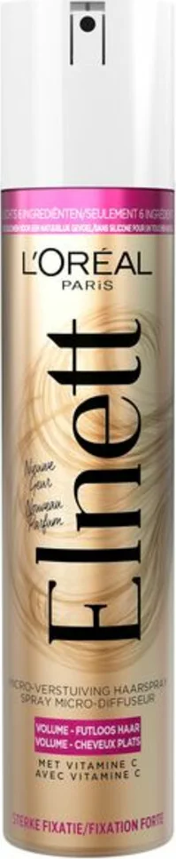 3x L'Oréal Elnett Satin Haarspray Volume Extra Sterk 200 ml