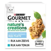 Gourmet Nature's Creations Kattenvoer Nat Zeevis 8 x 85 gr