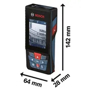 Bosch Professional PRO GLM 150-27 C Laserafstandsmeter 150m Rood - 0601072Z00