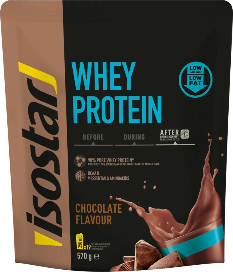 6x Isostar Whey Protein Chocolade 570 gr
