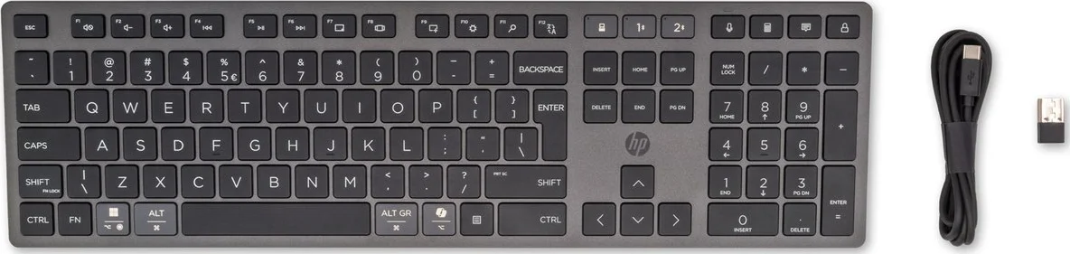 HP 720 Dual-Mode Draadloos Toetsenbord QWERTY