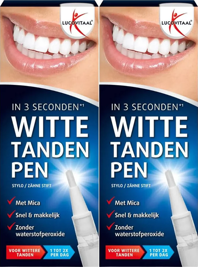 2x Lucovitaal Witte Tanden Pen 2 ml