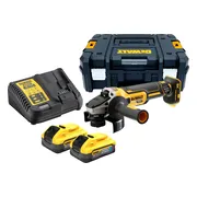 DeWALT DCG405H2T Accu haakse slijper 125mm 18V XR 5.0Ah POWERSTACK in TSTAK