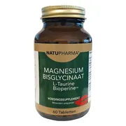 Natupharma Magnesium Bisglycen Tabletten 60TB