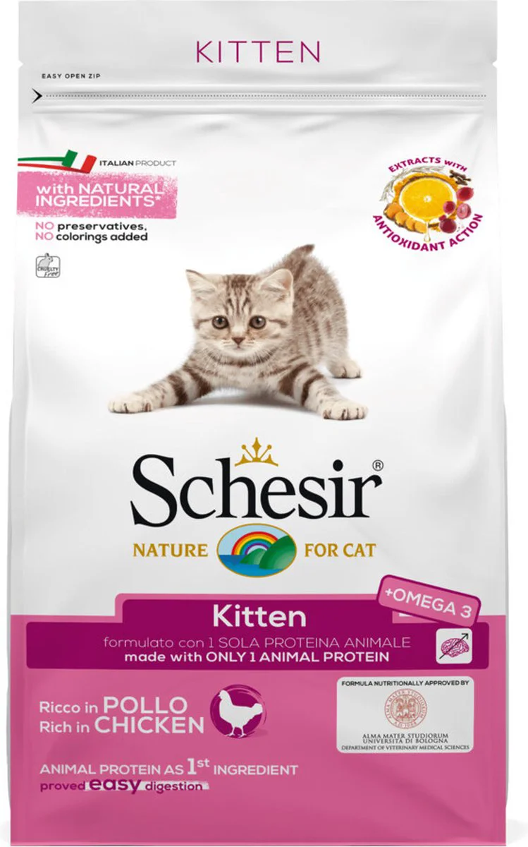 Schesir Kattenvoer Dry Kitten 400 gr