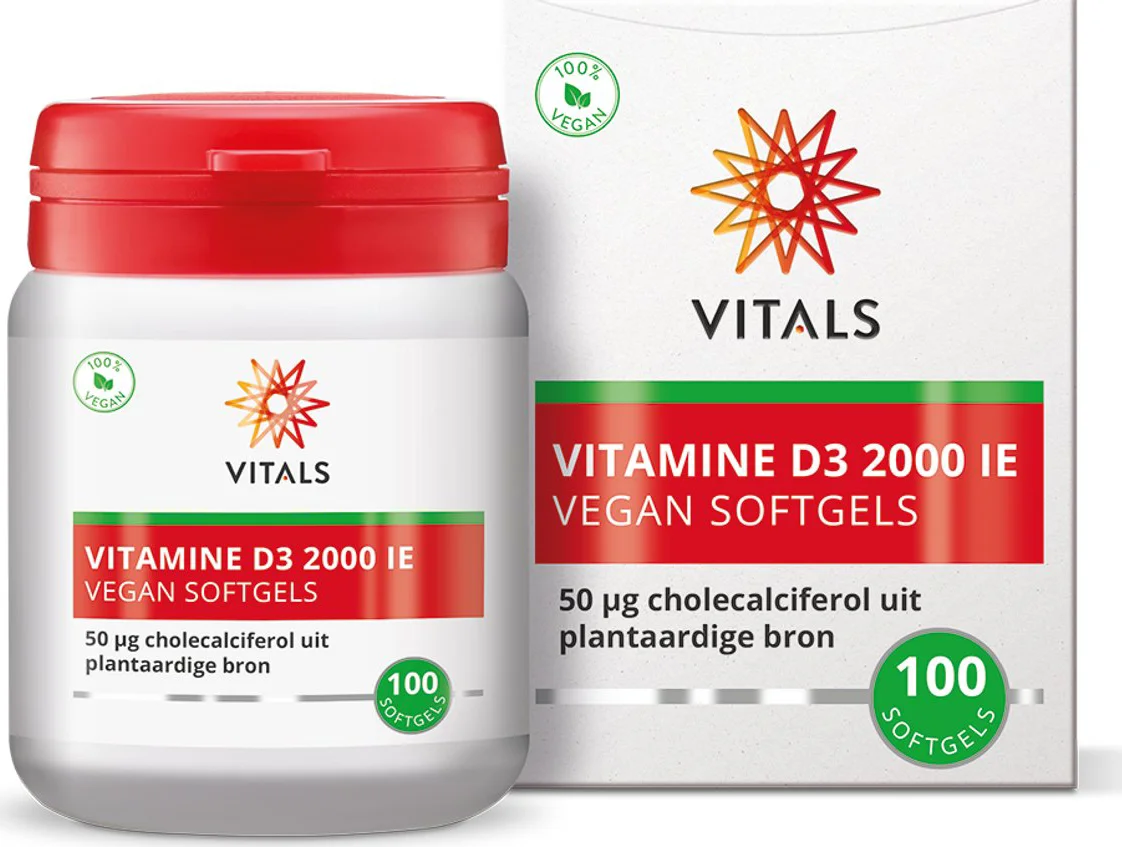 Vitals Vitamine D3 2000ie Softgels 100SG
