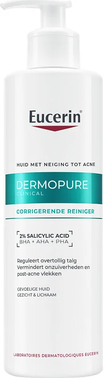 3x Eucerin DermoPure Corrigerende Reinigingsgel 400 ml