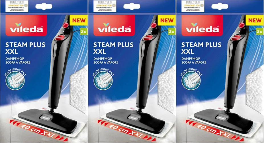 3x Vileda Stoomreiniger Steam XXL navulling