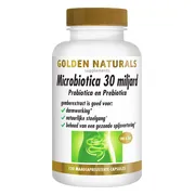 2x Golden Naturals Microbiotica 30 Miljard 120 vegacapsules