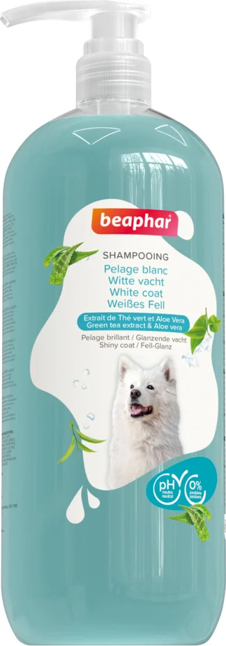 3x Beaphar Hondenshampoo Witte Vacht 1 liter