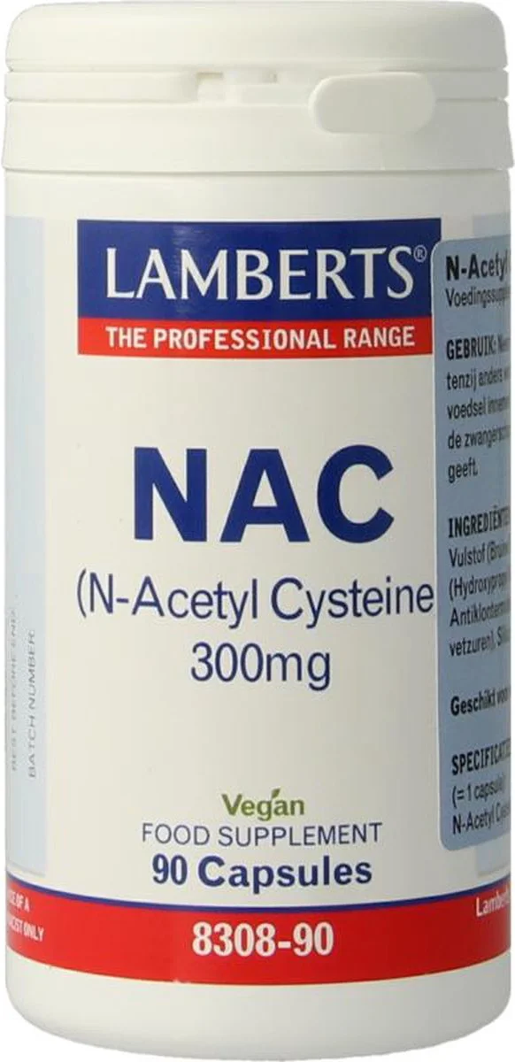 Lamberts N-Acetyl Cysteïne (NAC) Capsules 90CP