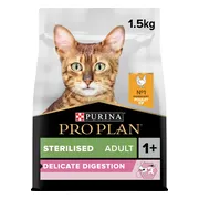Pro Plan Kattenvoer Droog Adult Sterilised Delicate Digest Kip 1,5 kg
