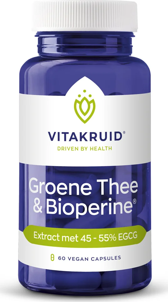 Vitakruid Groene Thee & Bioperine 60 vegancapsules