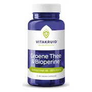 Vitakruid Groene Thee & Bioperine 60 vegancapsules