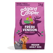 Edgard & Cooper Hondenvoer Droog Hert & Eend Medium 1 kg