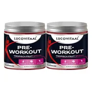 2x Lucovitaal Pre-Workout Tropisch Fruit 200 gr
