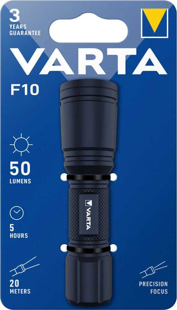 Varta Zaklamp F10 zonder Batterij