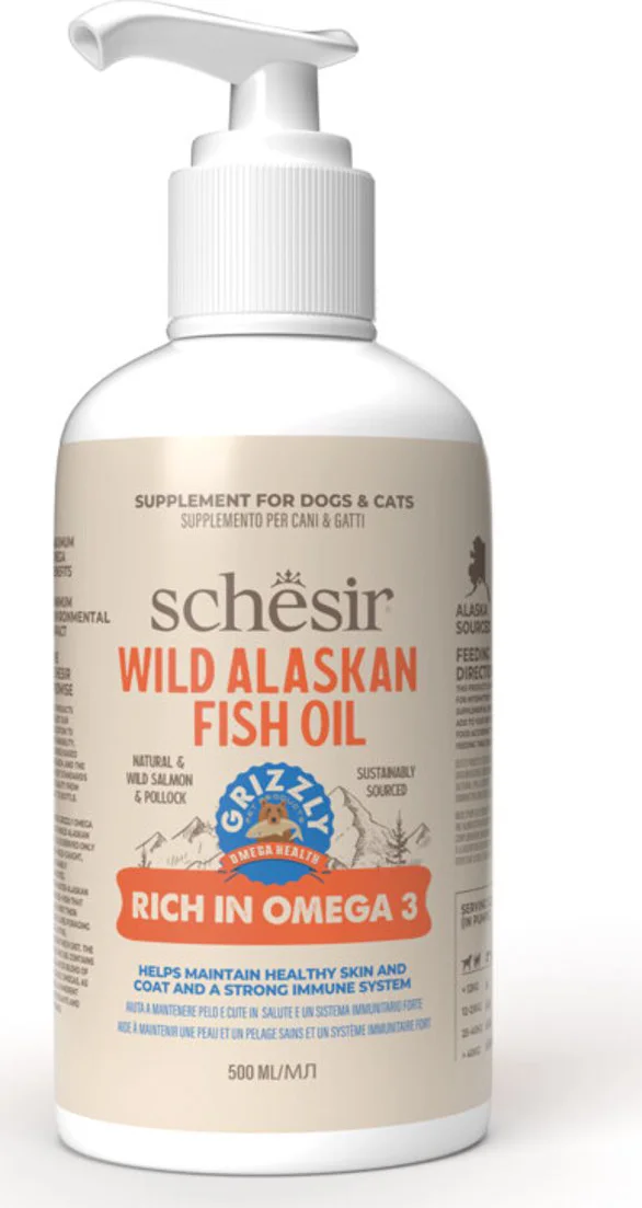 Schesir Grizzly Wild Alaskan Fish Oil 500 ml