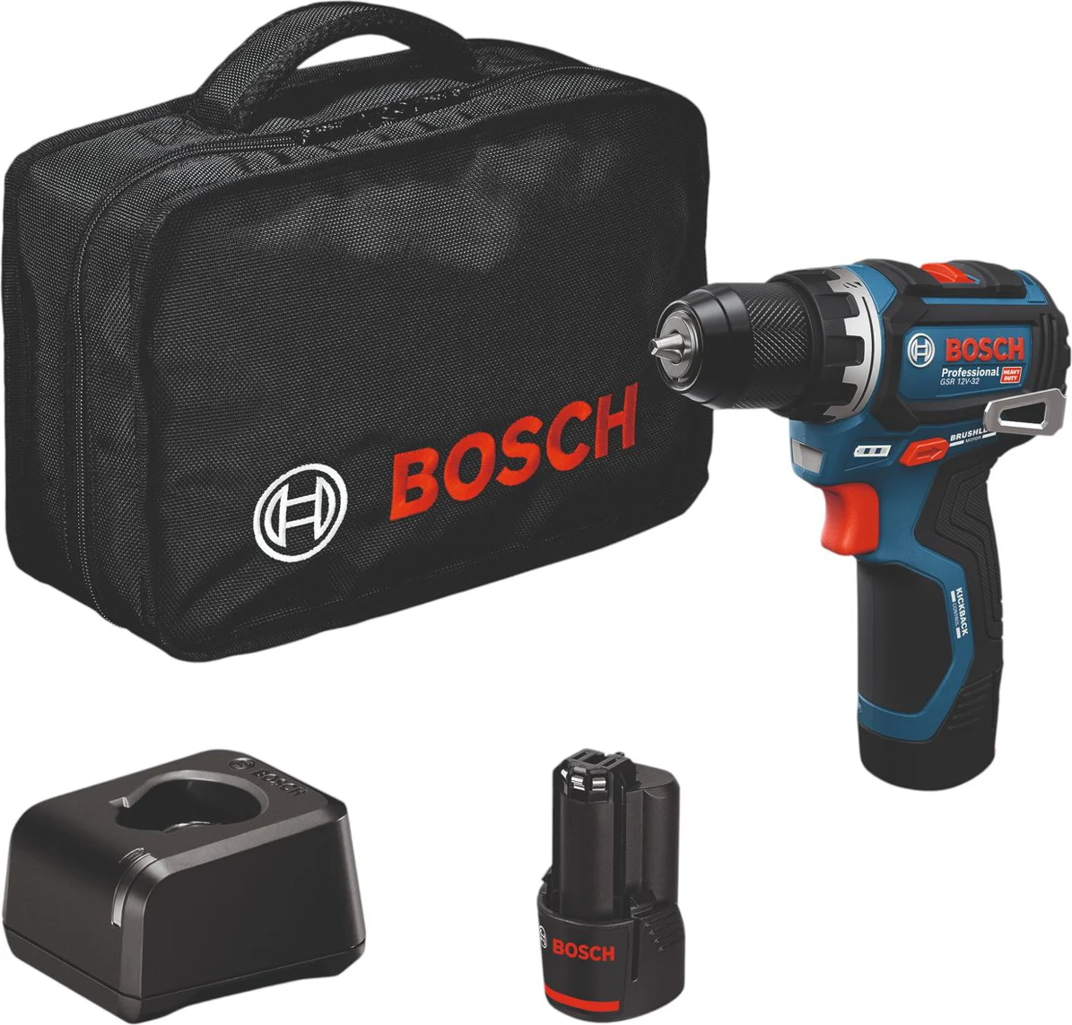 Bosch Professional PRO GSR 12V-32 Accu schroefboormachine 2x 2.0Ah - 06019N7003