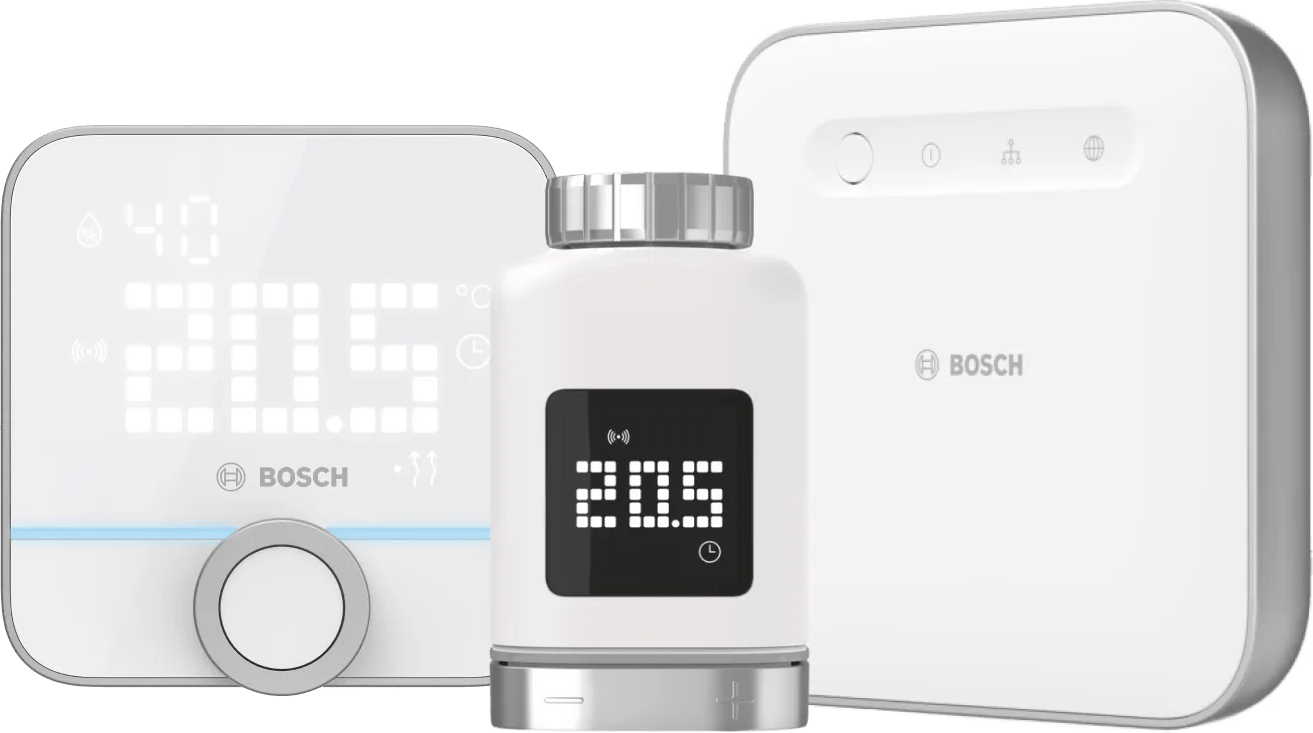Bosch Slimme Radiatorknop + Slimme Kamerthermostaat + Smart Home Controller