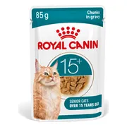 12x Royal Canin Kattenvoer Nat Gravy Ageing 15+ 85 gr