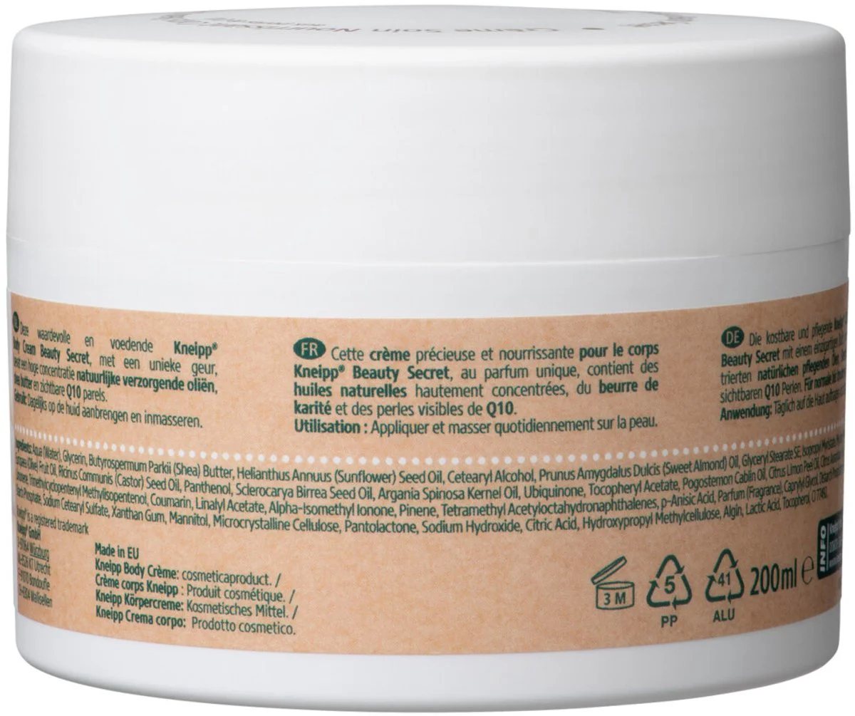 2x Kneipp Body Creme Beauty Secret 200 ml