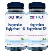 2x Orthica Magnesium Bisglycinaat-120 60 capsules