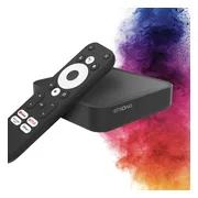 STRONG - Streaming Box Android TV 4K UHD - Leap-S3 - Chromecast ingebouwd - Google Voice Assistant compatibel - Dolby Atmos & Dolby Vision - Gemakkelijk te installeren - Zwart