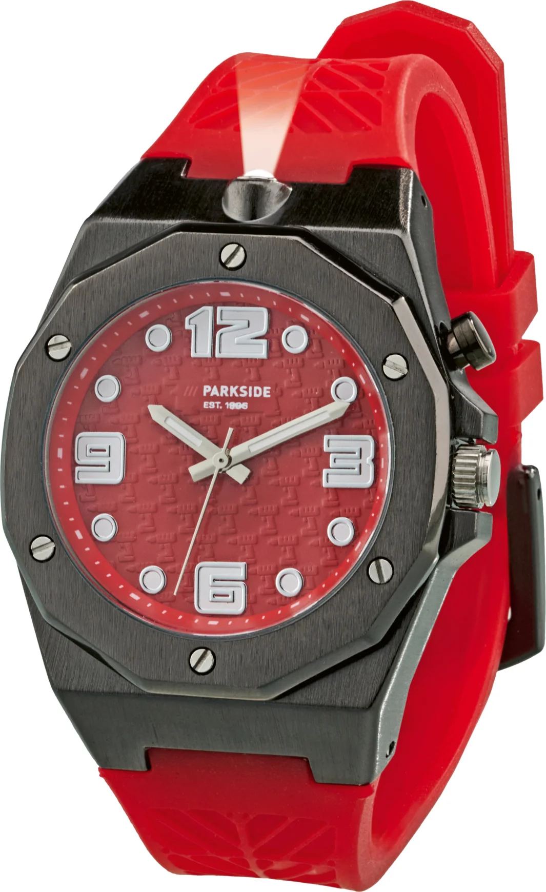 PARKSIDE Horloge met licht, Fan Edition, 40 mm (Rood)