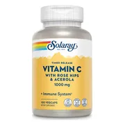 Solaray Vitamin C 1000mg Capsules 100VCP