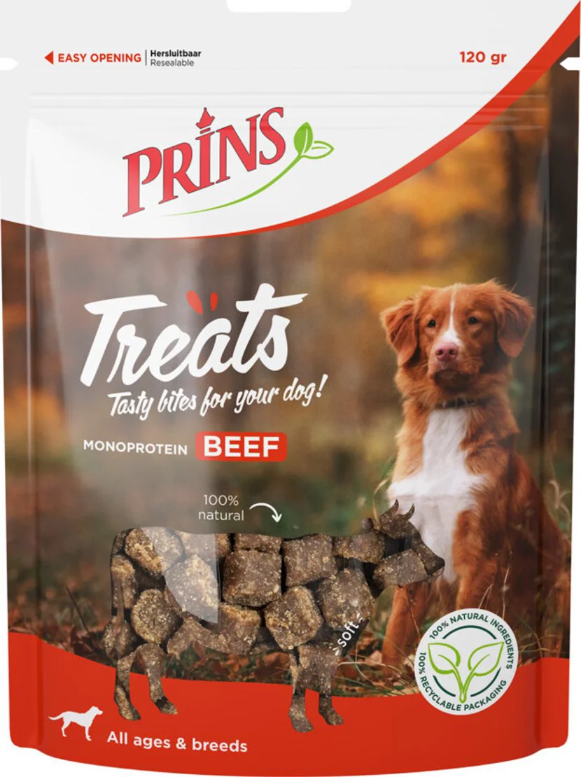 10x Prins Treats Hondensnacks Rund 120 gr