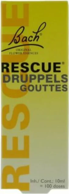 2x Bach Rescue Druppels 10 ml