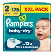 2x Pampers Baby Dry Luiers Maat 2 (4-8kg) 88 stuks