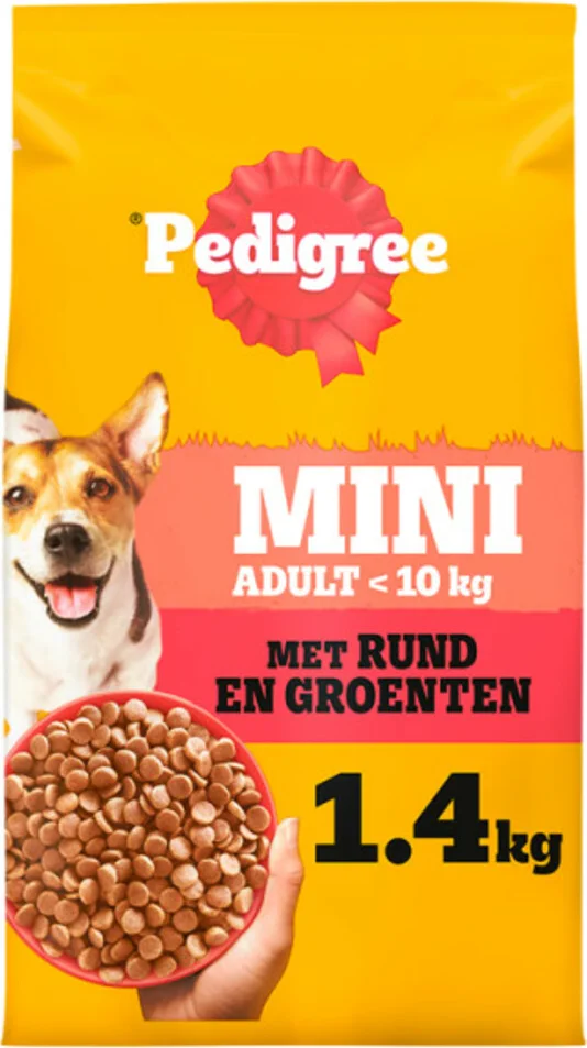 Pedigree Adult Hondenbrokken Mini Rund 1,4 kg